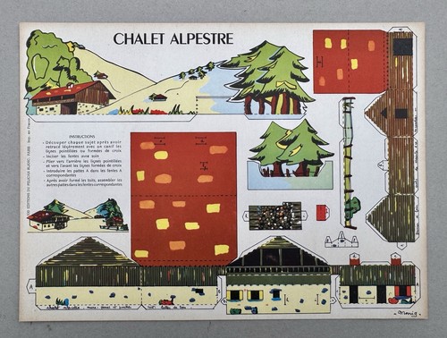Planche chalet alpestre - :, «