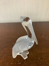Pélican en cristal Daum non