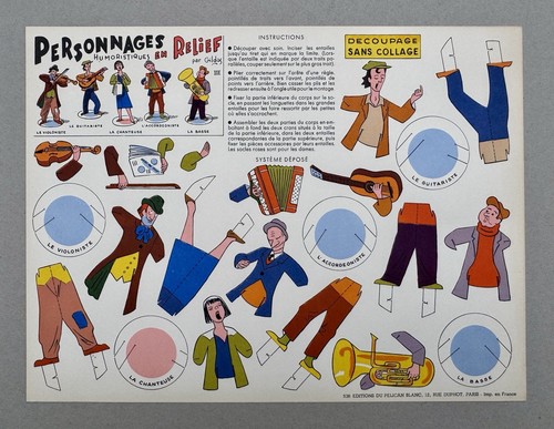 Planche personnages - planche, «