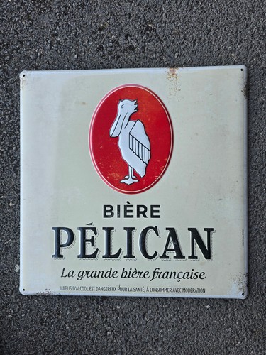 Tôle peinte bière - , pelican