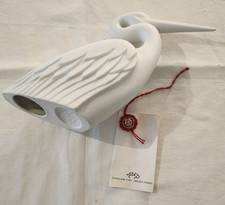 Pélican Art-Déco en Biscuit